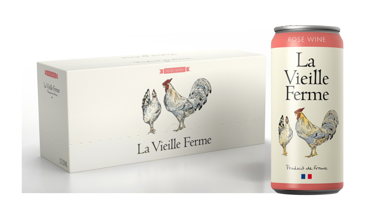 La Vieille Ferme Rose Can (Case of 12)