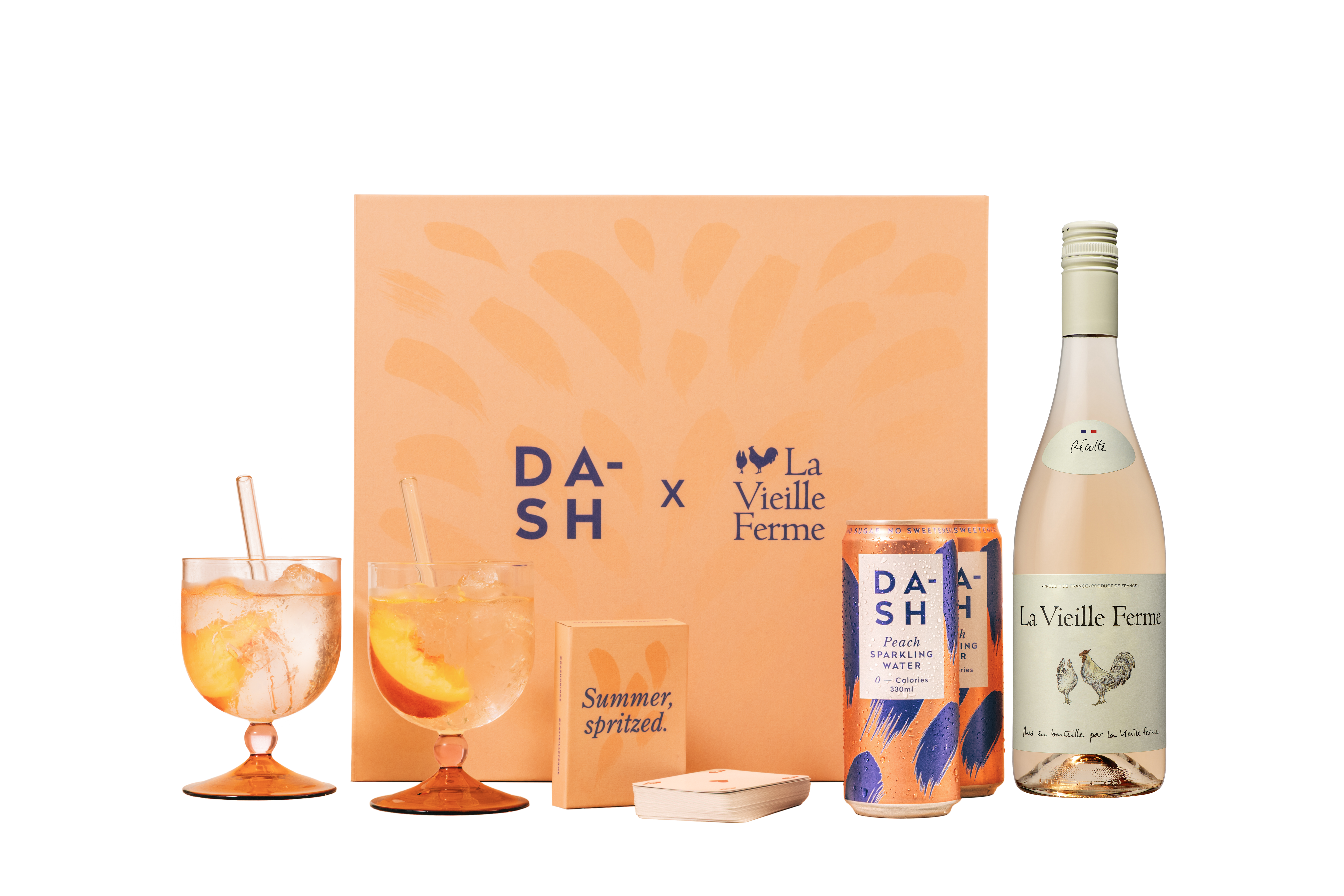 La Vieille Ferme x DASH Rosé Spritz Kit