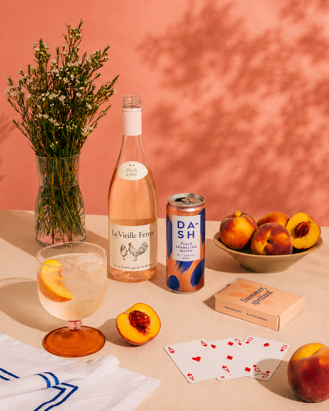 La Vieille Ferme x DASH Rosé Spritz Kit