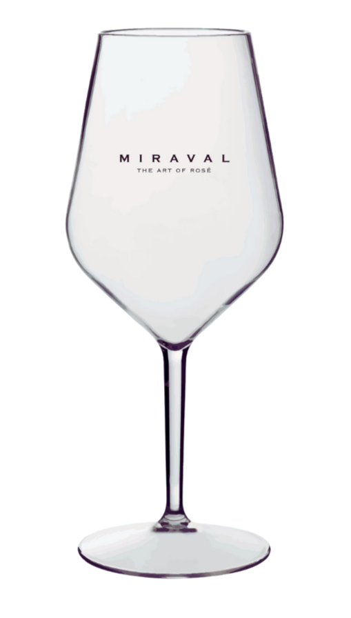 Miraval 'The Art of Rose' Wine Glass